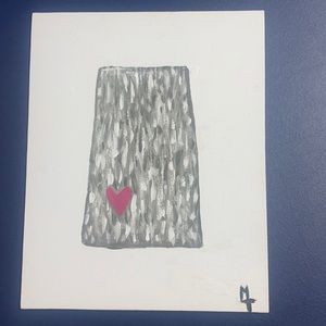 Saskatchewan Art piece. Abstract acrylic paint.